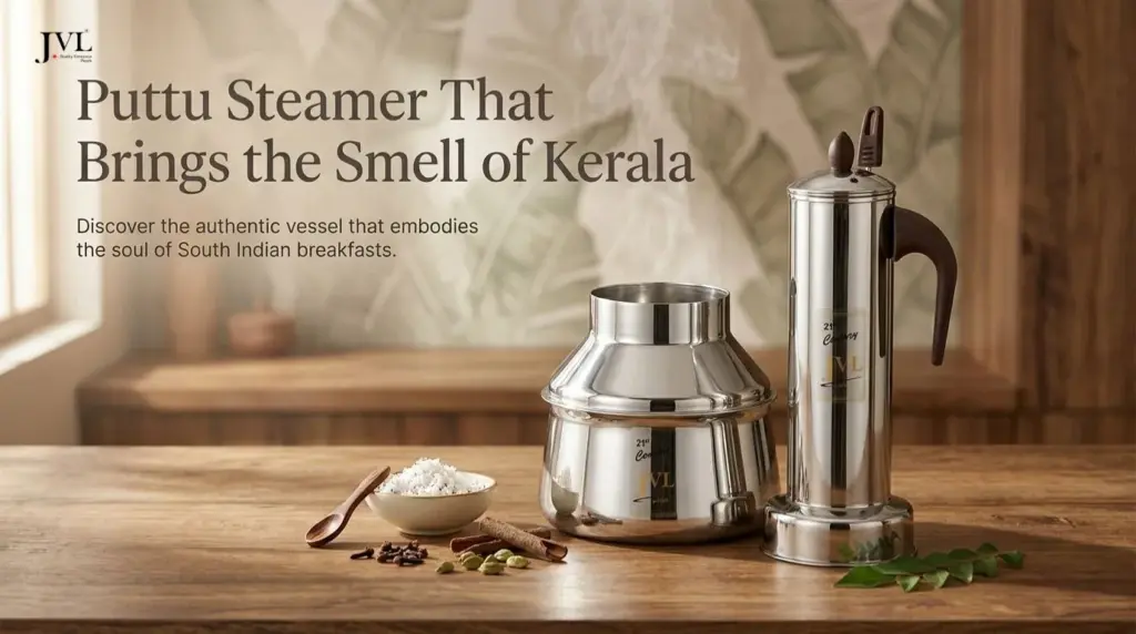 Puttu Steamer That Brings the Smell of Kerala Mornings Right into Kitchen