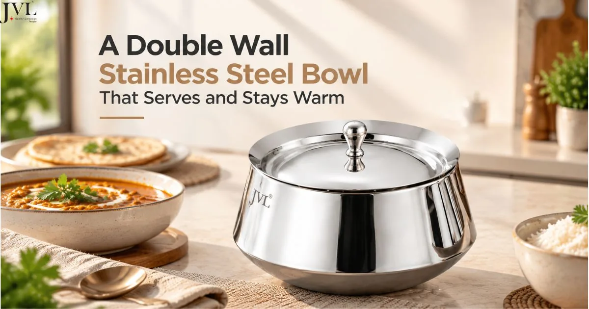 Why a Double Wall Stainless Steel Bowl Keeps Your Food Warmer for So Much Longer