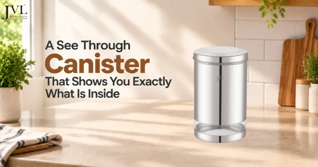 A See Through Canister That Shows You Exactly What Is Inside